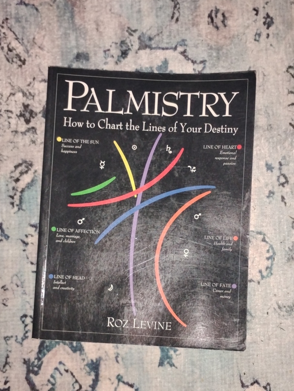 Palmistry: How to Chart the Lines of Your Destiny by Roz Levine Paperback
